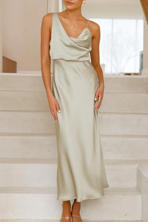 Rowangirl  Strapless Solid Color Dress