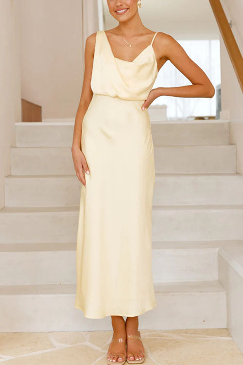 Rowangirl  Strapless Solid Color Dress