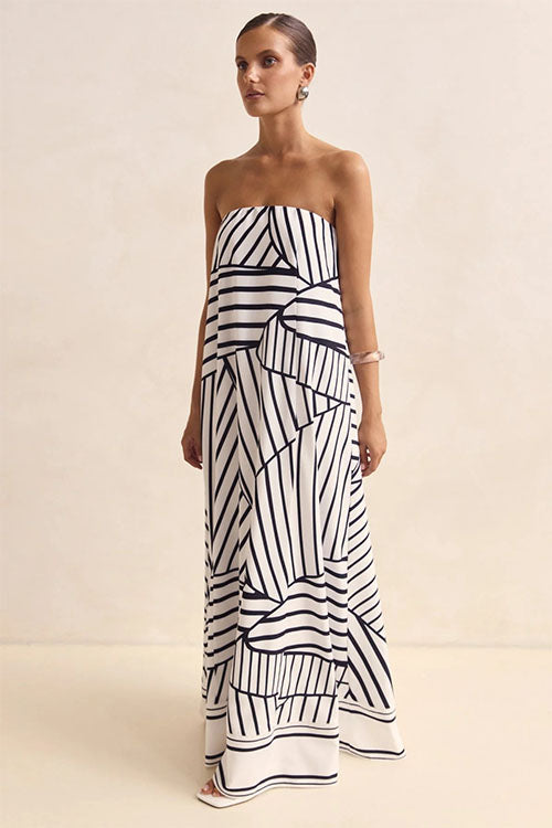 Rowangirl Strapless Holiday Dress