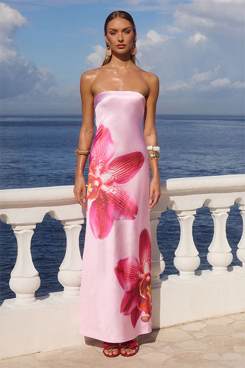 Rowangirl  Floral Tube Top Dress