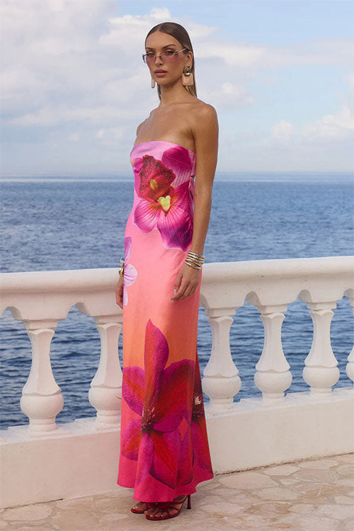 Rowangirl  Floral Tube Top Dress