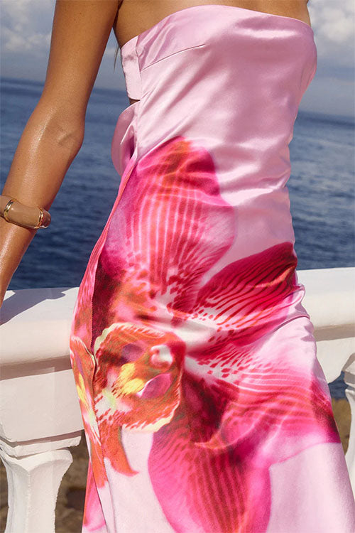 Rowangirl  Floral Tube Top Dress