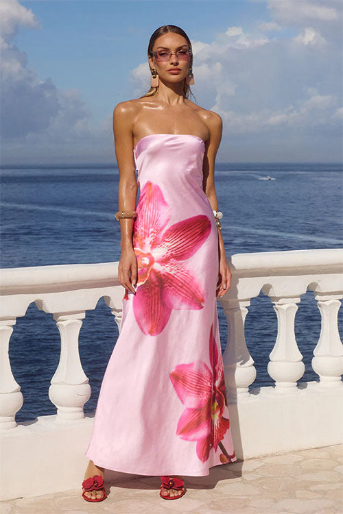 Rowangirl  Floral Tube Top Dress