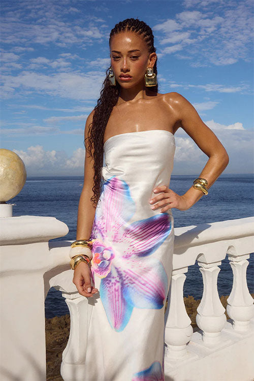 Rowangirl  Floral Tube Top Dress