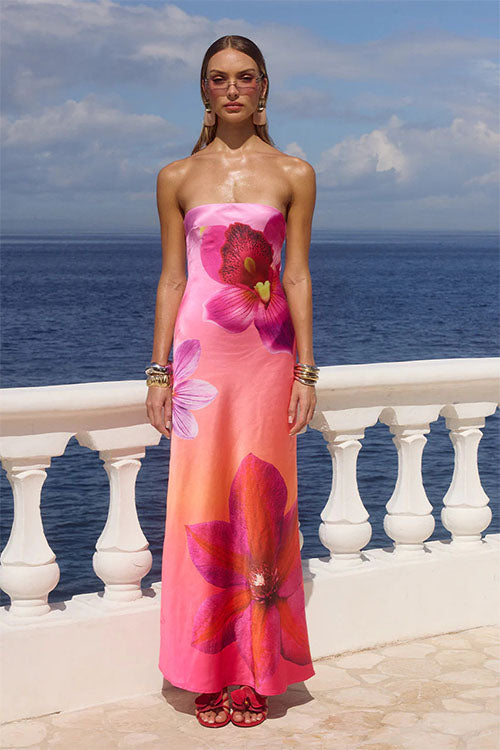 Rowangirl  Floral Tube Top Dress