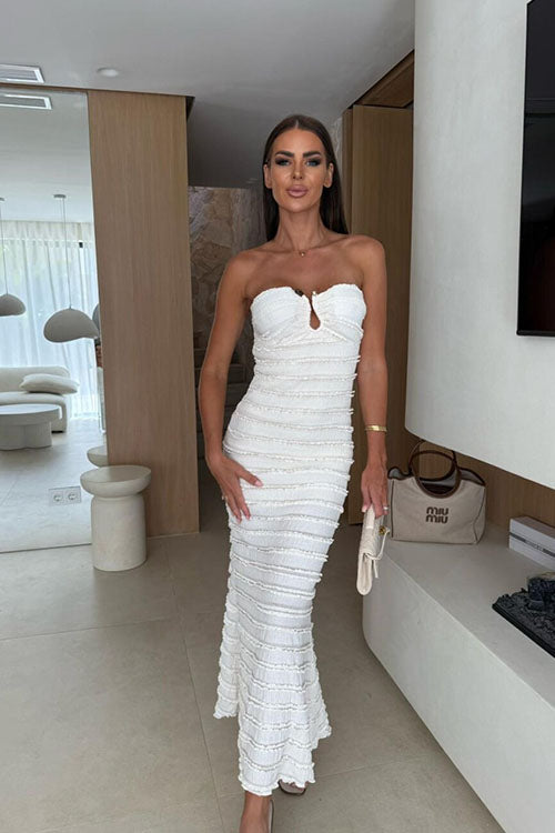 Rowangirl  Strapless Fitted Party Dress