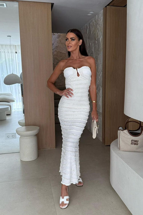 Rowangirl  Strapless Fitted Party Dress