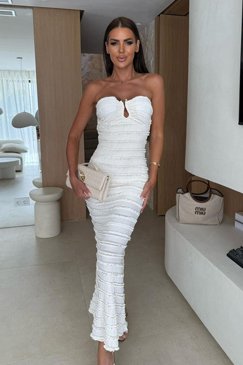 Rowangirl  Strapless Fitted Party Dress