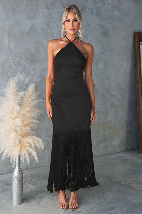Rowangirl  Elegant Fringed Dress