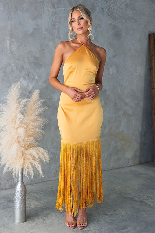 Rowangirl  Elegant Fringed Dress