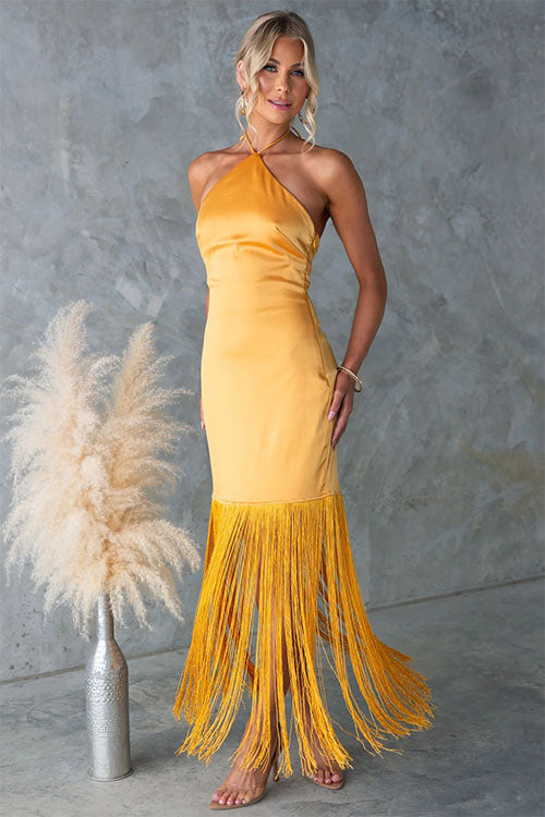 Rowangirl  Elegant Fringed Dress