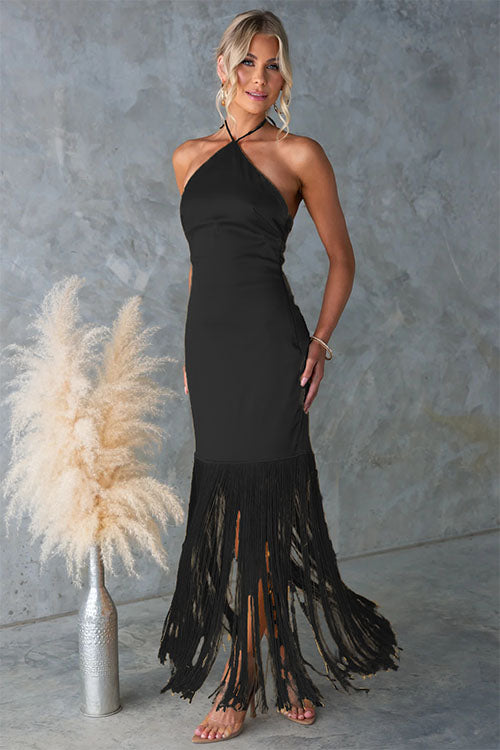 Rowangirl  Elegant Fringed Dress