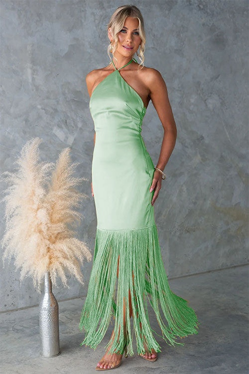 Rowangirl  Elegant Fringed Dress