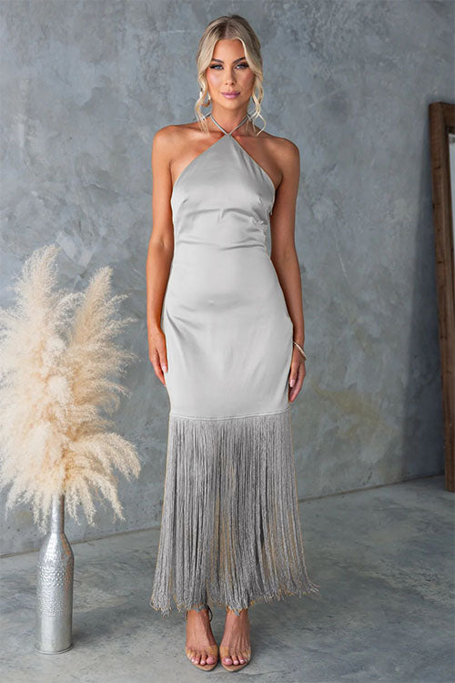 Rowangirl  Elegant Fringed Dress