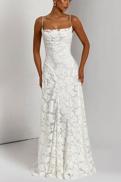 Rowangirl   Backless Evening Dress With Suspenders