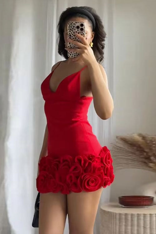 Rowangirl Strapless Floral Dress