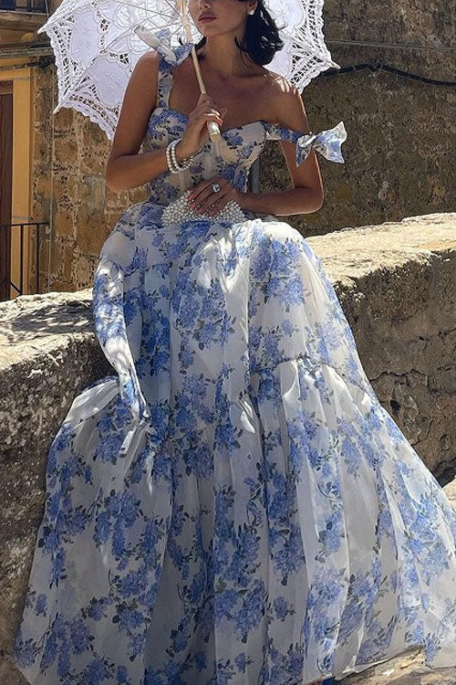 Rowangirl Floral Tie Maxi Dress