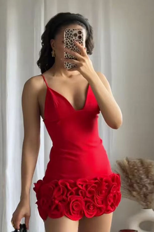 Rowangirl Strapless Floral Dress