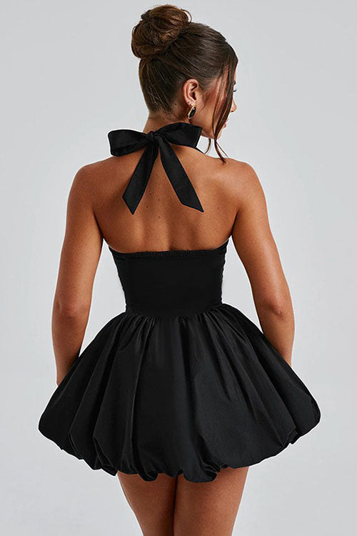 Rowangirl  Halter Neck Short Dress