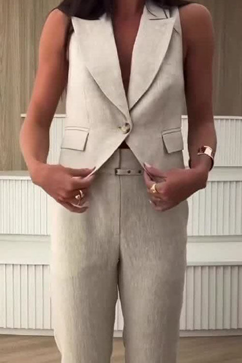 Rowangirl Vest Suit Long Suit Pants