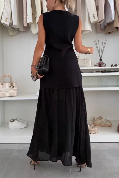 Rowangirl  Panelled Midi Skirt