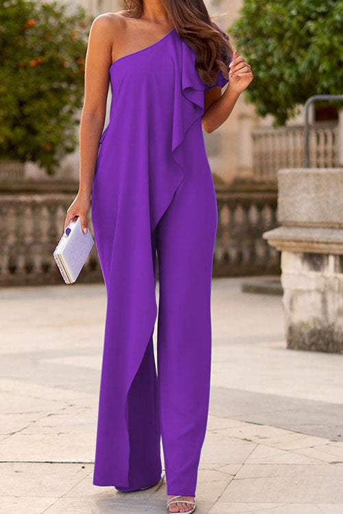 Rowangirl Off-Shoulder Sleeveless Long Jumpsuit
