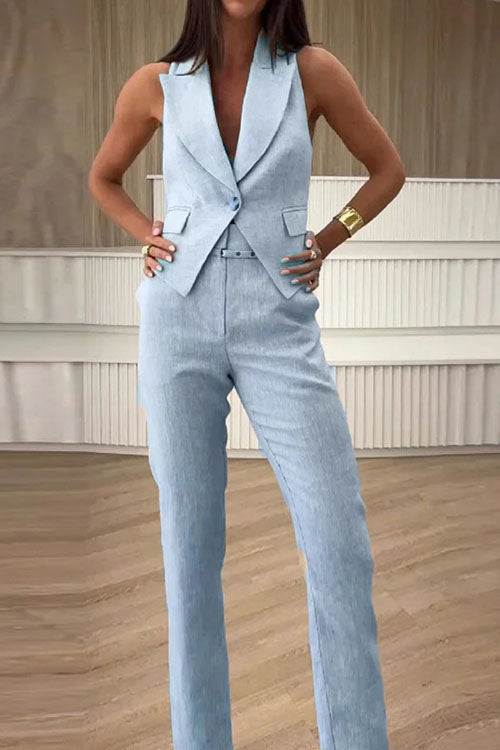 Rowangirl Vest Suit Long Suit Pants