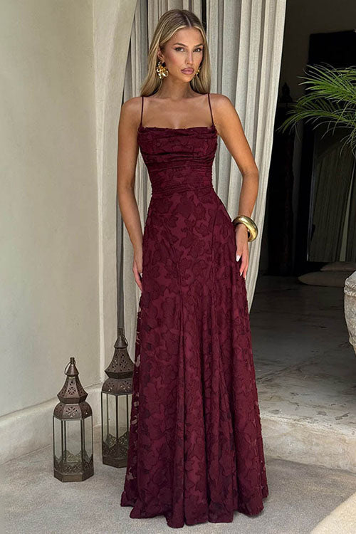 Rowangirl   Backless Evening Dress With Suspenders