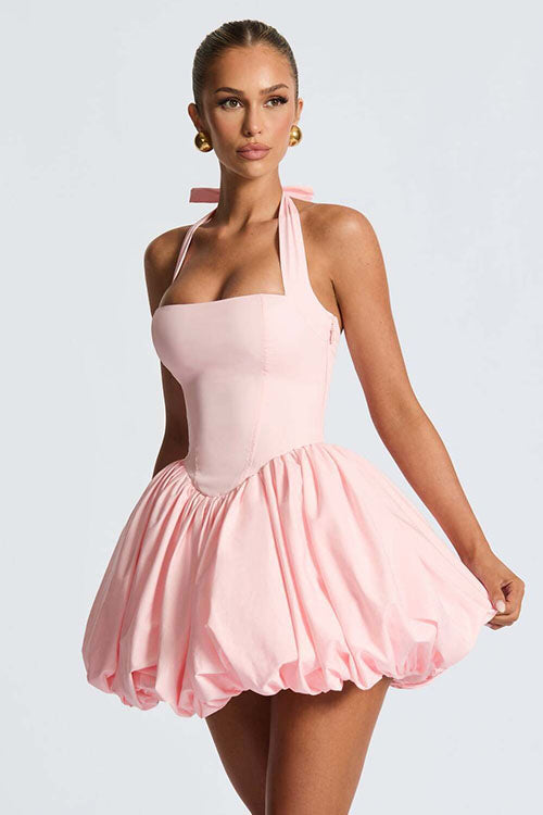 Rowangirl  Halter Neck Short Dress