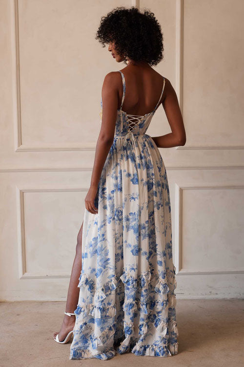 Rowangirl  Slit Suspender Dress