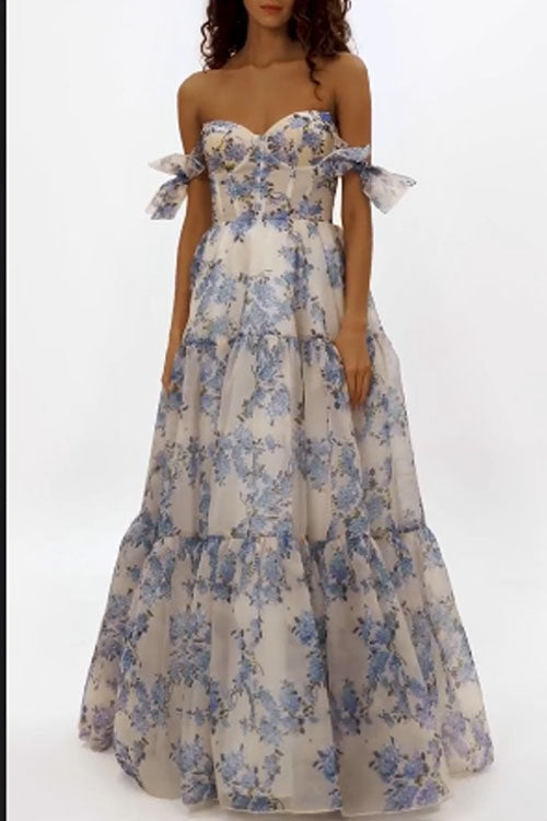 Rowangirl Floral Tie Maxi Dress