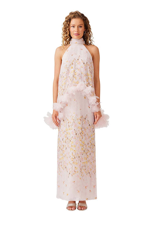 Rowangirl Lace Hem Printed Two Piece Set