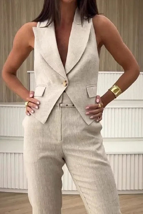 Rowangirl Vest Suit Long Suit Pants