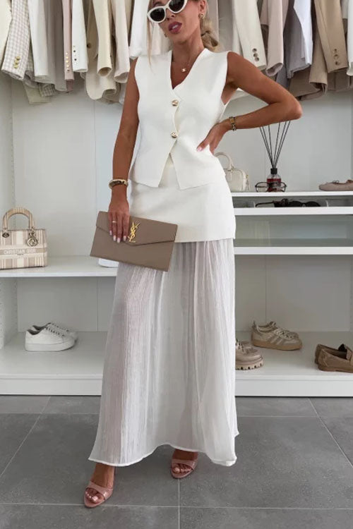 Rowangirl  Panelled Midi Skirt