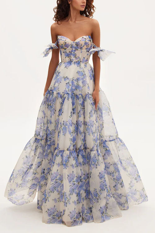 Rowangirl Floral Tie Maxi Dress