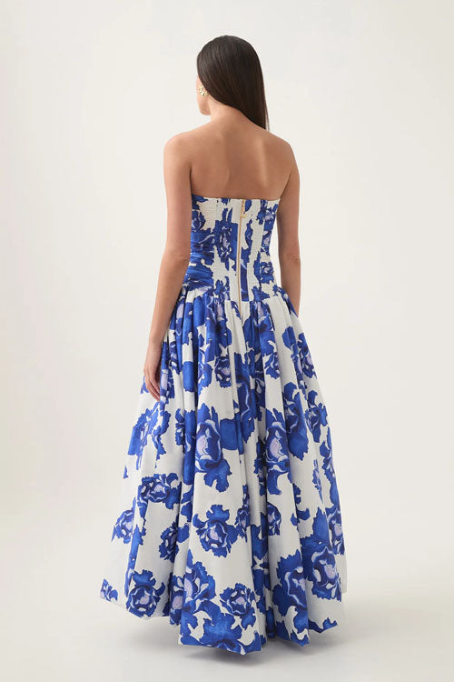 Rowangirl   Fashionable Slit Sleeveless Long Dress