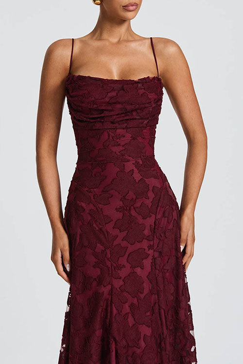 Rowangirl   Backless Evening Dress With Suspenders