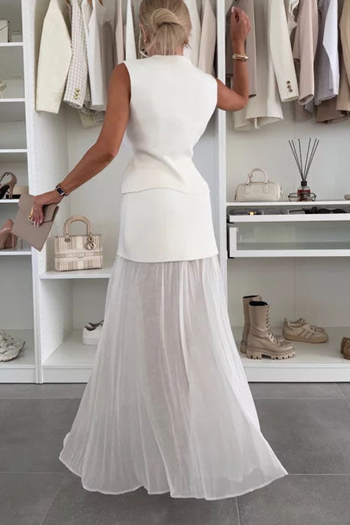 Rowangirl  Panelled Midi Skirt