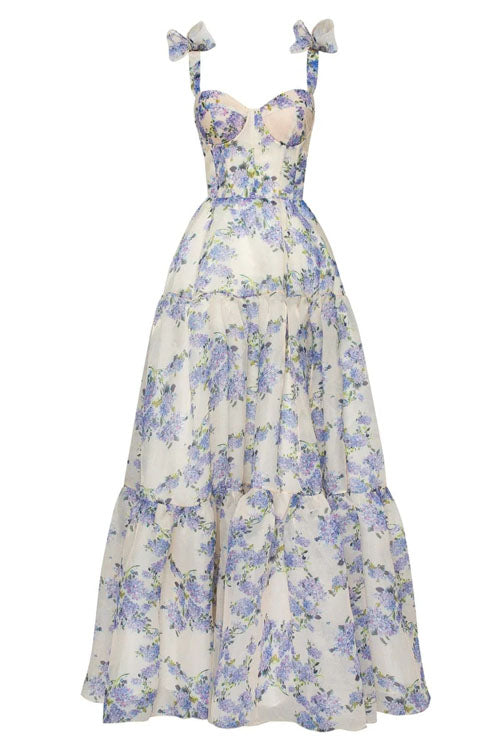 Rowangirl Floral Tie Maxi Dress