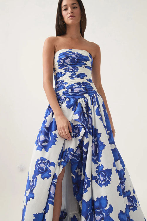 Rowangirl   Fashionable Slit Sleeveless Long Dress