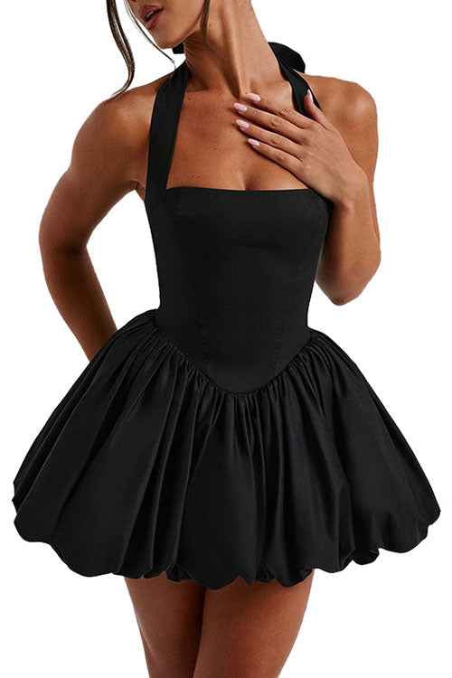 Rowangirl  Halter Neck Short Dress