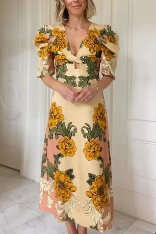 Rowangirl  Floral Print Dress