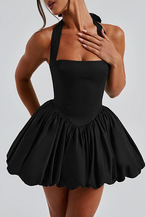 Rowangirl  Halter Neck Short Dress