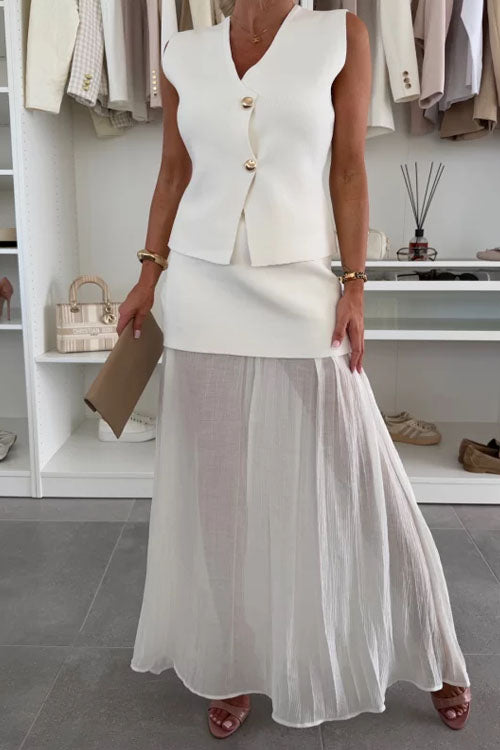 Rowangirl  Panelled Midi Skirt