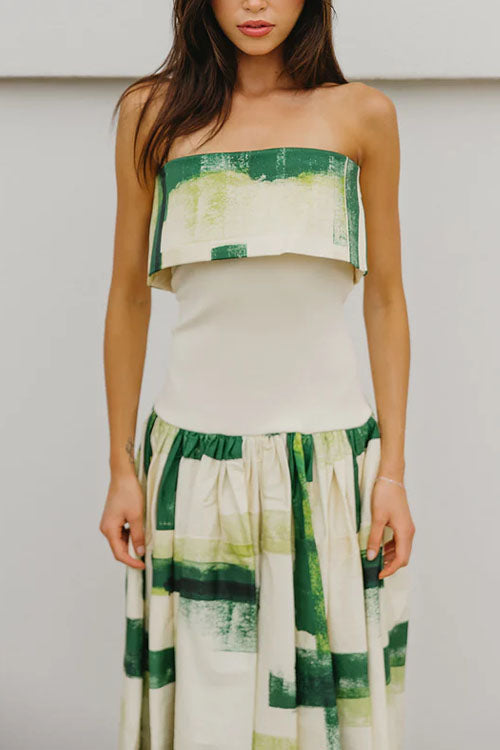 Rowangirl  Bandeau Dyed Dress