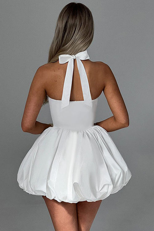 Rowangirl  Halter Neck Short Dress