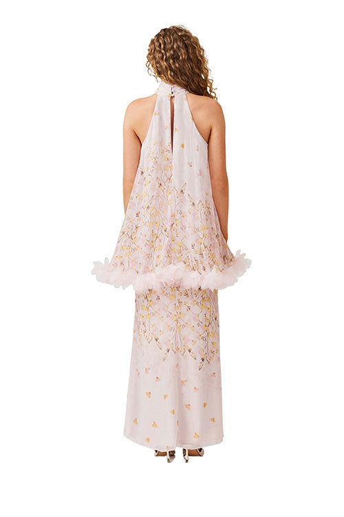 Rowangirl Lace Hem Printed Two Piece Set