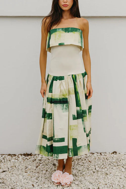Rowangirl  Bandeau Dyed Dress