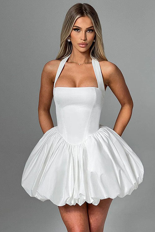 Rowangirl  Halter Neck Short Dress