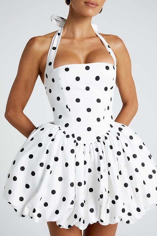 Rowangirl  Halter Neck Short Dress